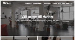 Desktop Screenshot of marinex.se