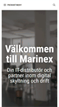 Mobile Screenshot of marinex.se