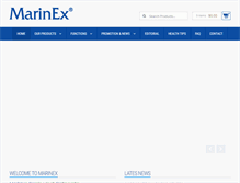Tablet Screenshot of marinex.com.sg