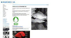 Desktop Screenshot of marinex.ch