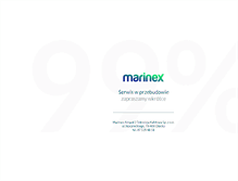 Tablet Screenshot of marinex.net.pl